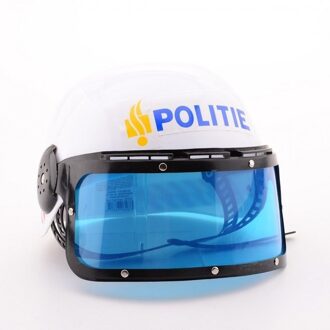 Johntoy Politie helm verkleed accessoire voor kinderen
