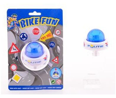 Johntoy Politie sirene voor op de fiets - Fietsbellen Multikleur