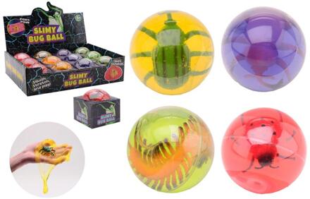 Johntoy Putty bol Ø6cm met insect verschillende