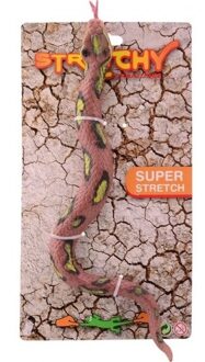Johntoy Rubberen speelgoed Python slangen stretch 27 cm
