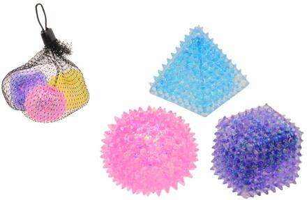 Johntoy Slow rise squeeze glitter vormen in net verschillende