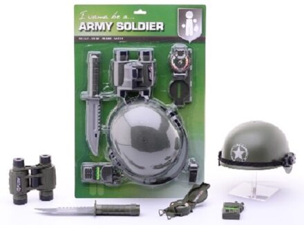 Johntoy Soldaten verkleed accessoires - Verkleedattributen Multikleur