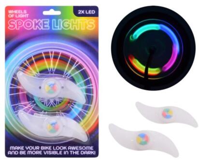 Johntoy spaakverlichting 2 stuks Blauw