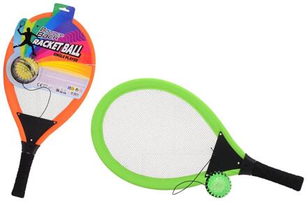 Johntoy Tennis set racket met return bal verschillende