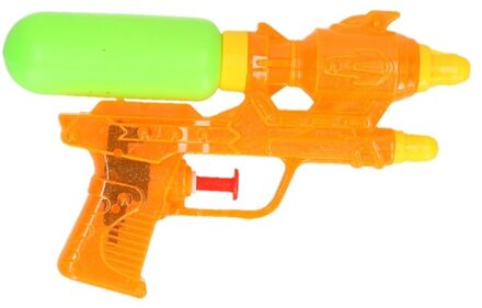 Johntoy Voordelig waterpistool oranje 18 cm - Waterpistolen