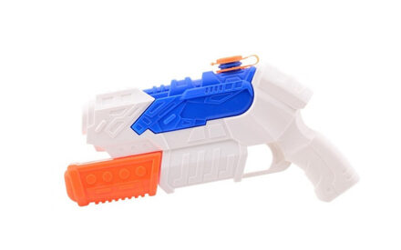 Johntoy Waterpistool/waterpistolen wit/blauw 27 cm