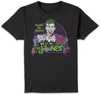 Joker Die Laughing Unisex T-Shirt - Black - 3XL - Zwart