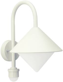 Jolanda buitenwandlamp, wit, bewegingsmelder