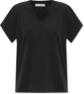 Jolia T-shirt met logo IRO , Black , Dames - L,S