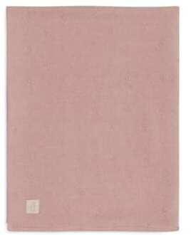 Jollein Velvet Deken Knit Wild Rose/ 75 x 100cm Roze/lichtroze - 75x100 cm