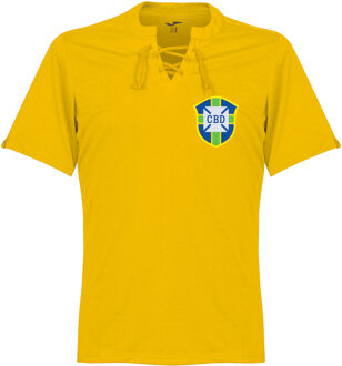 Joma Brazilië Retro Voetbalshirt 1950's - Geel - S