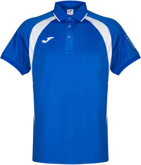 Joma Champion III Polo Shirt - Blauw/ Wit - M