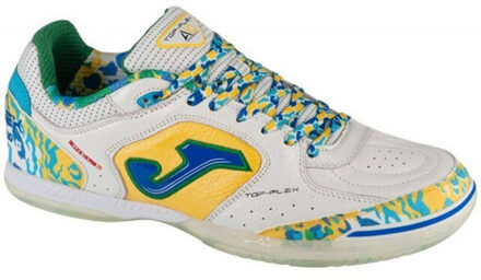 Joma Heren top flex 2452 leren zaalvoetbalschoenen - maat 44,5 Wit