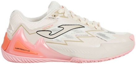 Joma Open Padel Schoen Dames-Crème,Roze - 41