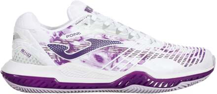 Joma Point Tennisschoenen Dames-Wit,Paars - 37,38,39,40,40.5,41