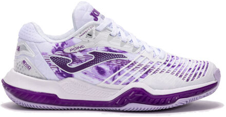 Joma Point Tennisschoenen Dames-Wit,Paars - 40