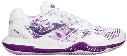 Joma Point Tennisschoenen Dames-Wit,Paars - 40