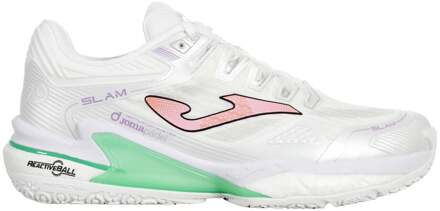 Joma Slam Padel Schoen Dames-Wit,Roze - 37