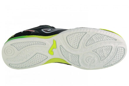 Joma Unisex volwassen top flex indoor lederen voetbalschoenen - maat 45,5 Zwart