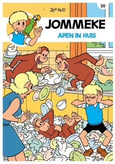 Jommeke 020. Apen in huis