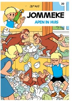 Jommeke 020. Apen in huis