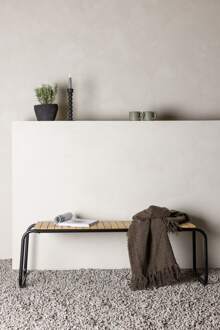 Jonas tuinbank naturel - 136 x 46 cm Bruin