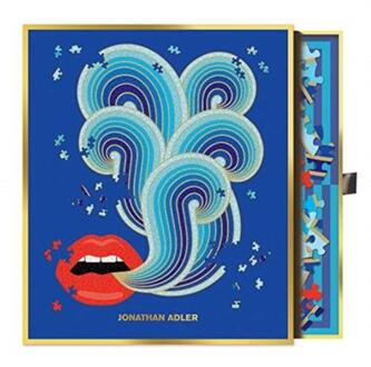 Jonathan Adler 750 Piece Lips Shaped Puzzle -  Galison (ISBN: 9780735362970)