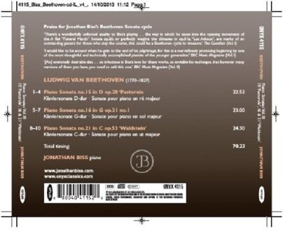 Jonathan Biss - Piano Sonatas Vol.3