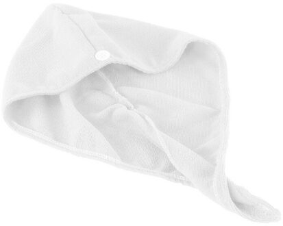 Jones Salethicken Coral Fluwelen Microfiber Haar Handdoek Wrap Twist Super Absorberende Quick Dry Tulband Cap Bad Douche Hoed Met Knop 8YY103383-W