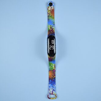 Jonge Liefhebbers Heren Horloges Waterdichte Sport Siliconen Band Horloge Vrouwen Klok Elektronica Led Stappenteller Armband kleur