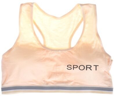 Jonge Meisjes Katoen Bras Jump Up Running Sportbeha Tops Volledige Cup Naadloze Training Puberteit Yoga Bras Sport Fitness gym Beha ND