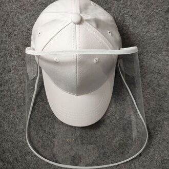 Jongen Meisje Beschermende Cap Anti-Spitting Beschermende Cap Anti-Fog Hoed Kinderen Beschermende Baseball Caps Outdoor gewijd wit