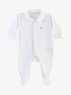 Jongens baby boxpakje little royals blauw Wit - 62