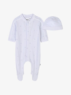 Jongens baby set boxpakje muts Lichtblauw - 50