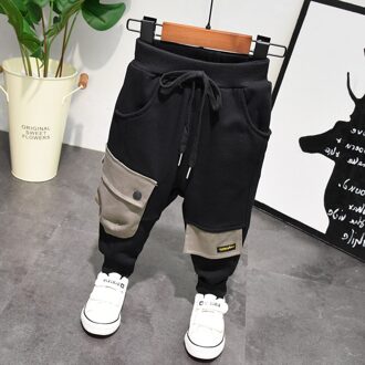 Jongens Broek Lente Herfst Kids Casual Katoenen Broek Voor Baby Boy Kinderen Mode Dikke Fluwelen Broek Kleding Peuter Outfits 5t