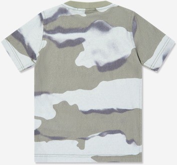 Jongens Camo Logo T-Shirt in Blauw - maat 14J / 164cm