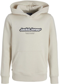 jongens hoodie Beige - 140