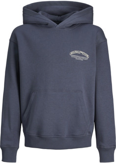 jongens hoodie Blauw - 128