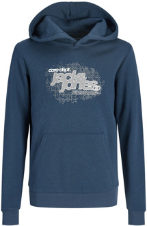 jongens hoodie Blauw - 128