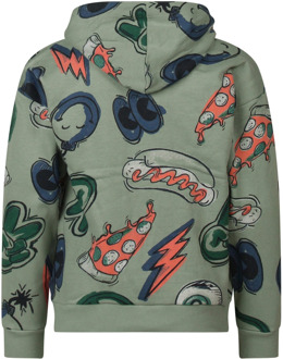 jongens hoodie Mos - 152-158