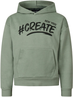 jongens hoodie Mos - 176