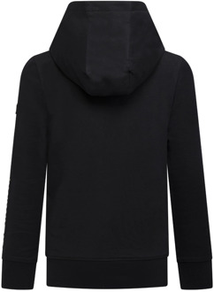 jongens hoodie Zwart - 128-134