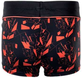 Jongens idaro logo zwemshort - maat 140 Zwart