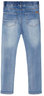 jongens jeans Bleached denim - 140