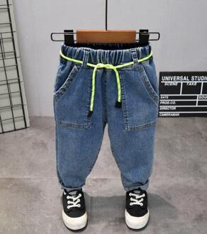 Jongens Jeans Denim Broek Kinderen Kleding Kinderen Kleding Lente Herfst Jonge Jongen Straight Cowboy Broek Casual Broek 2-7years 7T--73cm