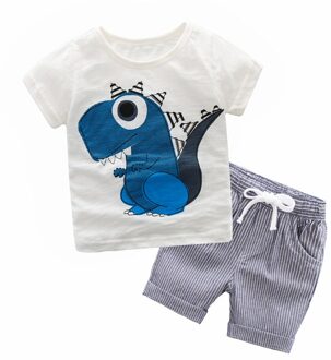 Jongens Kleding Kinderen Zomer Jongens Kleding Cartoon Jongens Kleding Serie T-Stront + Broek Katoen 6