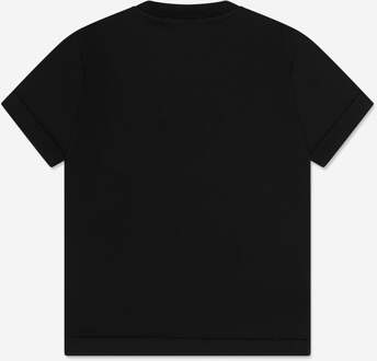 Jongens Kompas Logo T-Shirt in Zwart - maat