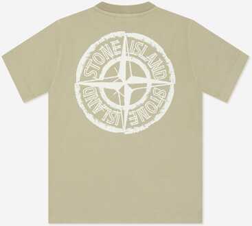 Jongens Logo T-Shirt in Beige - 12J / 152cm