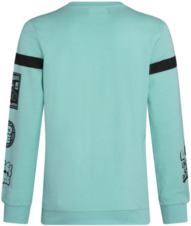 jongens longsleeve Aqua - 164-170