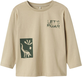 jongens longsleeve Beige - 104